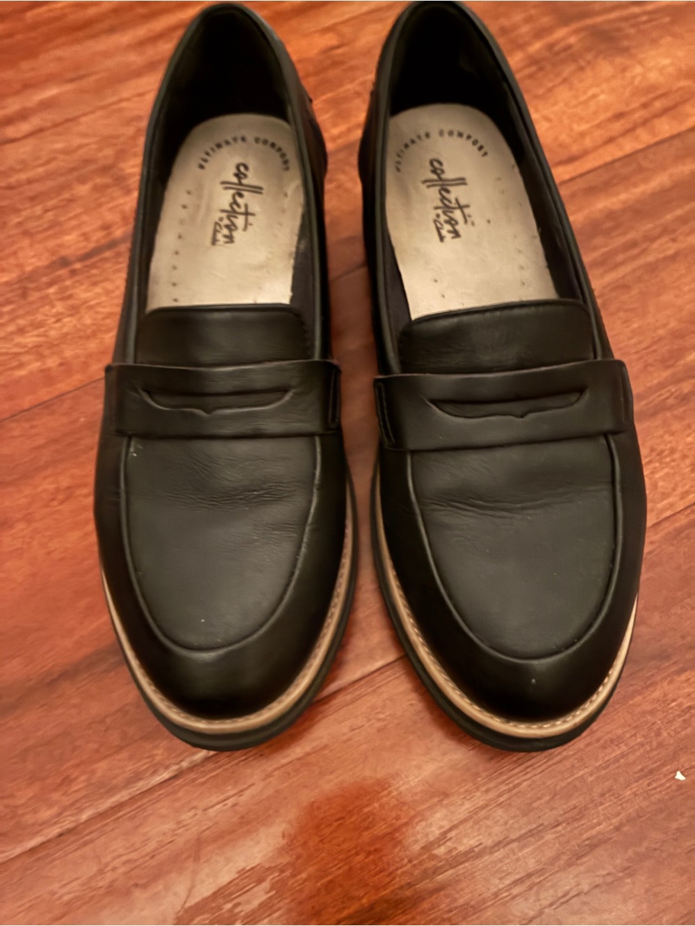 Clarks Penny Loafers